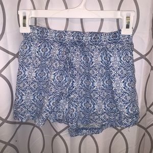 Patterned Tie Shorts